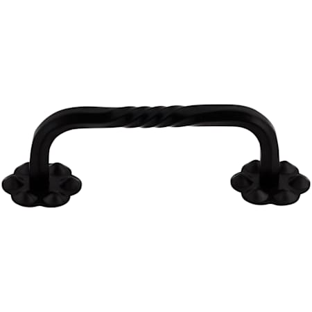 Top Knobs Twist 3-1/8 Inch Center to Center Handle Cabinet Pull from the Normandy Collection Patina Black