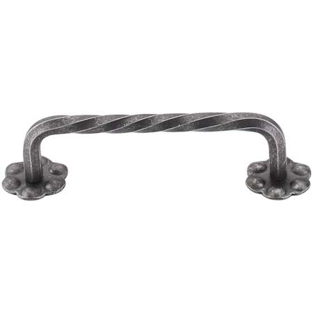 Top Knobs Twist 3-15/16 Inch Center to Center Handle Cabinet Pull from the Normandy Collection Pewter