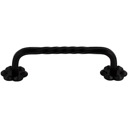 Top Knobs Twist 3-15/16 Inch Center to Center Handle Cabinet Pull from the Normandy Collection Patina Black