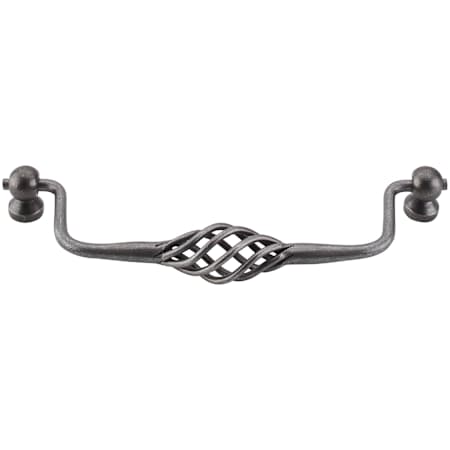Top Knobs Twist 6-5/16 Inch Center to Center Birdcage Cabinet Pull from the Normandy Collection Pewter