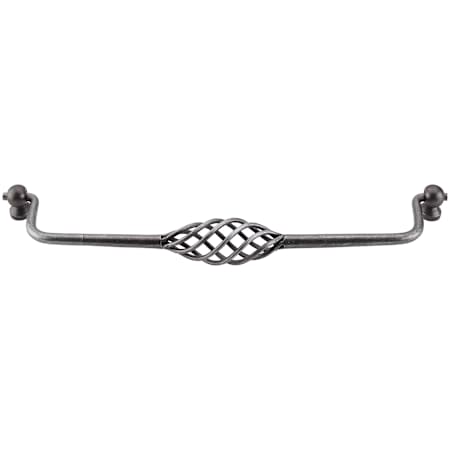 Top Knobs Twist 10-1/8 Inch Center to Center Birdcage Cabinet Pull from the Normandy Collection Pewter
