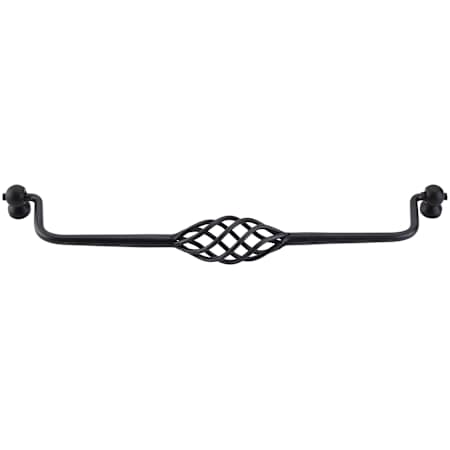 Top Knobs Twist 10-1/8 Inch Center to Center Birdcage Cabinet Pull from the Normandy Collection Patina Black