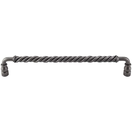 Top Knobs Twist 12 Inch Center to Center Handle Cabinet Pull from the Normandy Collection Pewter