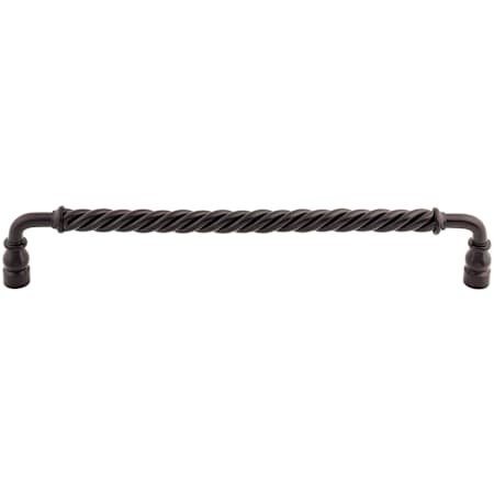 Top Knobs Twist 12 Inch Center to Center Handle Cabinet Pull from the Normandy Collection Patina Black