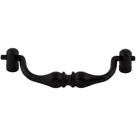 Top Knobs Andelle Drop 3-3/4 Inch Center to Center Drop Cabinet Pull from the Normandy Collection Patina Black