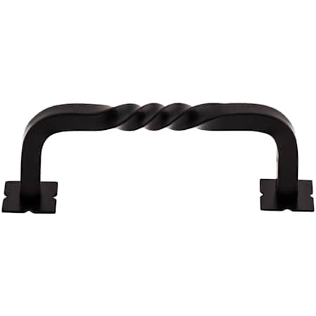 Top Knobs Twist 3-3/4 Inch Center to Center Handle Cabinet Pull from the Normandy Collection Patina Black