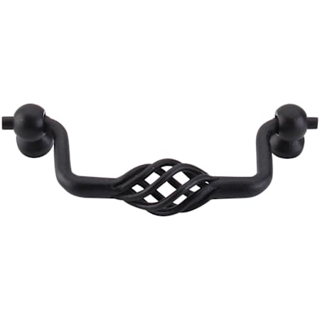 Top Knobs Twist 3-3/4 Inch Center to Center Birdcage Cabinet Pull from the Normandy Collection Patina Black