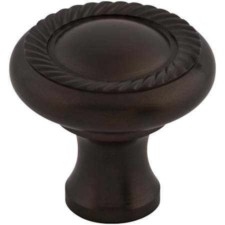 Top Knobs Swirl Cut 1-1/4 Inch Mushroom Cabinet Knob from the Oil Rubbed Collection Oil Rubbed Bronze