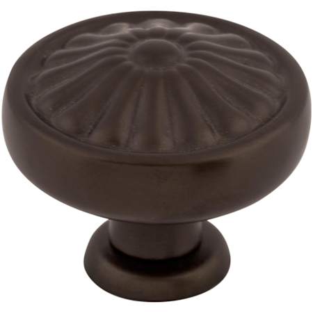 Top Knobs Flower 1-1/4 Inch Mushroom Cabinet Knob from the Normandy Collection Oil Rubbed Bronze