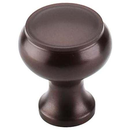 Top Knobs Normandy 1-1/8 Inch Mushroom Cabinet Knob Oil Rubbed Bronze