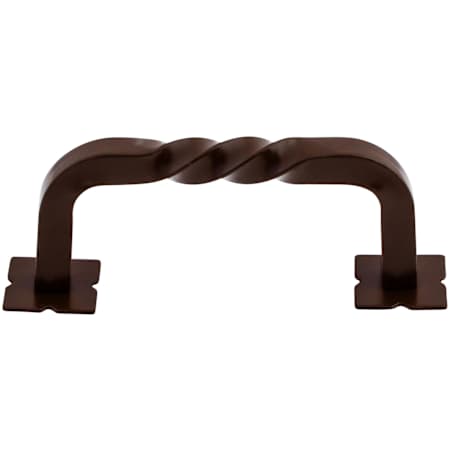 Top Knobs Square 3 Inch Center to Center Handle Cabinet Pull from the Normandy Collection Oil Rubbed Bronze
