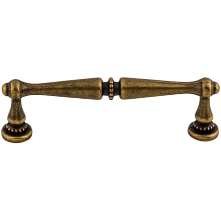 Top Knobs Edwardian 3-3/4 Inch Center to Center Handle Cabinet Pull German Bronze