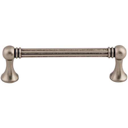 Top Knobs Grace 3-3/4 Inch Center to Center Handle Cabinet Pull from the Edwardian Collection Pewter Antique