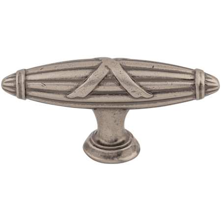 Top Knobs Ribbon 2-3/4 Inch Bar Cabinet Knob from the Edwardian Collection Pewter Antique