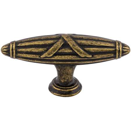 Top Knobs Ribbon 2-3/4 Inch Bar Cabinet Knob from the Edwardian Collection German Bronze
