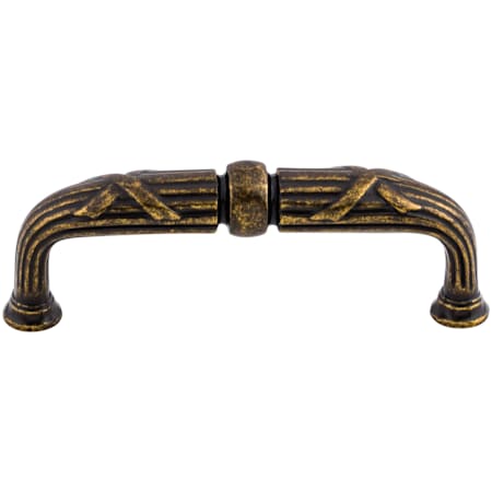 Top Knobs Ribbon 3-3/4 Inch Center to Center Handle Cabinet Pull from the Edwardian Collection German Bronze
