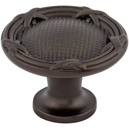 Top Knobs Ribbon 1-1/4 Inch Mushroom Cabinet Knob from the Edwardian Collection Oil Rubbed Bronze