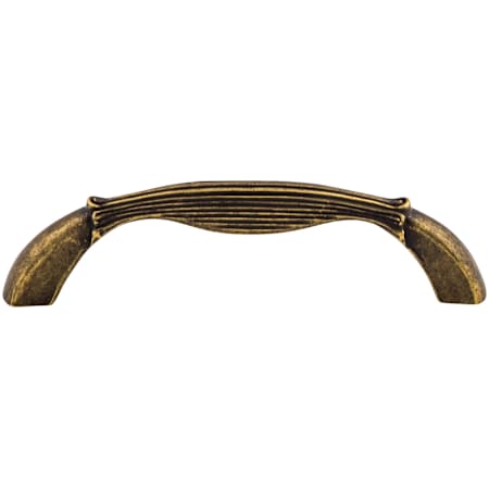 Top Knobs Straight 3-3/4 Inch Center to Center Handle Cabinet Pull from the Edwardian Collection German Bronze
