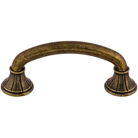 Top Knobs Lund 3 Inch Center to Center Handle Cabinet Pull from the Edwardian Collection German Bronze