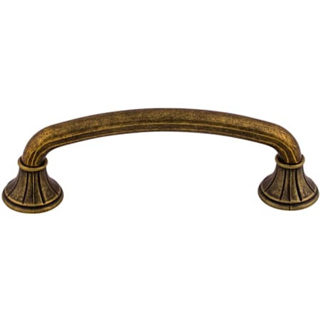 Top Knobs Lund 4 Inch Center to Center Handle Cabinet Pull from the Edwardian Collection German Bronze