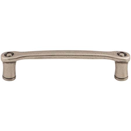 Top Knobs Link 3-3/4 Inch Center to Center Handle Cabinet Pull from the Edwardian Collection Pewter Antique
