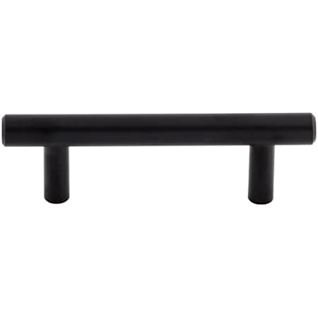 Top Knobs Hopewell 3 Inch Center to Center Bar Cabinet Pull from the Bar Pulls Collection Flat Black