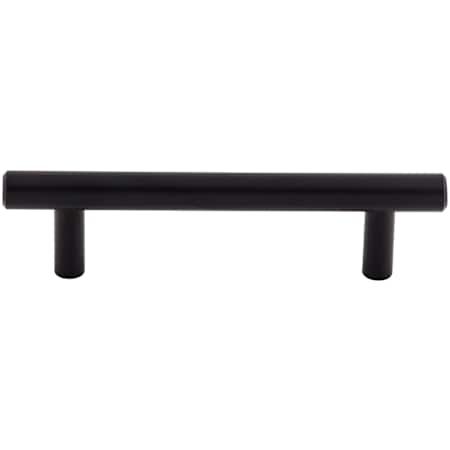 Top Knobs Hopewell 3-3/4 Inch Center to Center Bar Cabinet Pull from the Bar Pulls Collection Flat Black