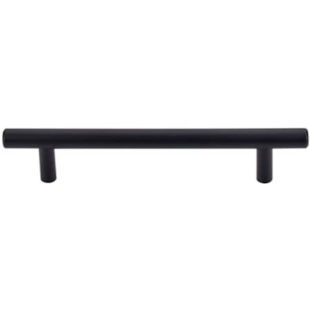 Top Knobs Hopewell 5-1/16 Inch Center to Center Bar Cabinet Pull from the Bar Pulls Collection Flat Black