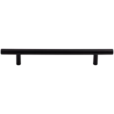Top Knobs Hopewell 6-5/16 Inch Center to Center Bar Cabinet Pull from the Bar Pulls Collection Flat Black
