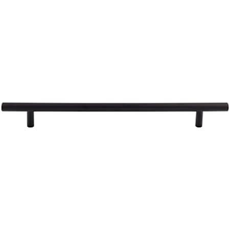 Top Knobs Hopewell 8-13/16 Inch Center to Center Bar Cabinet Pull from the Bar Pulls Collection Flat Black
