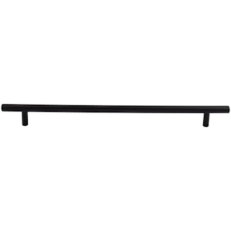 Top Knobs Hopewell 11-3/8 Inch Center to Center Bar Cabinet Pull from the Bar Pulls Collection Flat Black