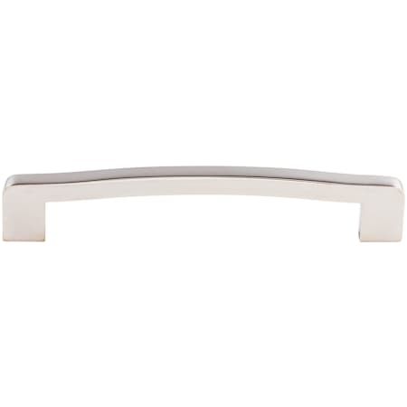 Top Knobs 6-5/16 Inch Center to Center Handle Cabinet Pull from the Stainless II Series Polished Stainless Steel