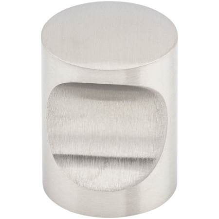 Top Knobs Indent 13/16 Inch Cylindrical Cabinet Knob from the Stainless Collection Stainless Steel