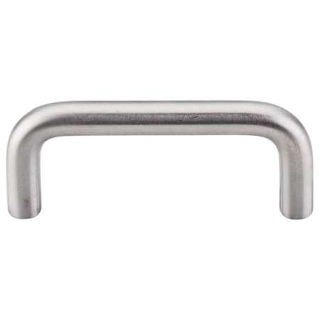 Top Knobs Bent Bar 3 Inch Center to Center Wire Cabinet Pull from the Stainless Collection Stainless Steel