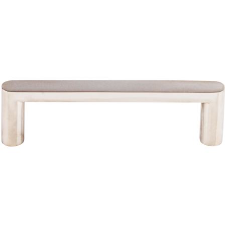 Top Knobs 3-3/4 Inch Center to Center Handle Cabinet Pull from the Stainless II Series Polished Stainless Steel