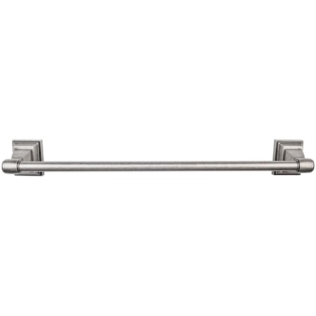 Top Knobs Stratton Bath 30 Inch Single Towel Bar Antique Pewter