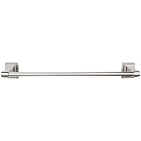 Top Knobs Stratton Bath 18 Inch Single Towel Bar Brushed Satin Nickel