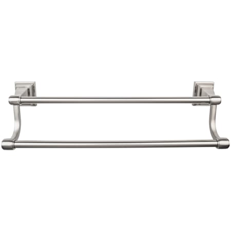 Top Knobs Stratton Bath 18 Inch Double Towel Bar Brushed Satin Nickel