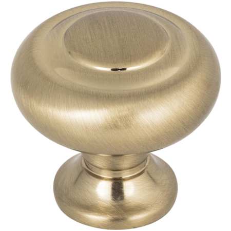 Top Knobs Grace 1-1/4 Inch Mushroom Cabinet Knob from the Kent Collection Honey Bronze