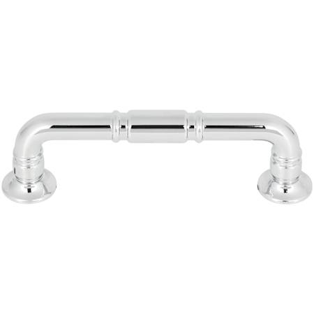 Top Knobs Kent 3-3/4 Inch Center to Center Handle Cabinet Pull Polished Chrome