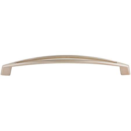 Top Knobs Verona 12 Inch Center to Center Appliance Pull from the Appliance Collection Brushed Satin Nickel