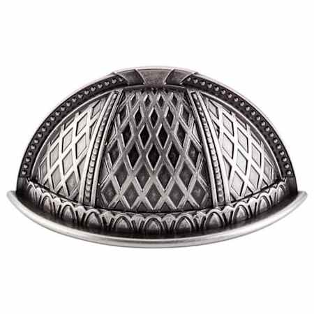 Top Knobs Trevi 2-1/2 Inch Center to Center Cup Cabinet Pull from the Trevi Collection Antique Pewter