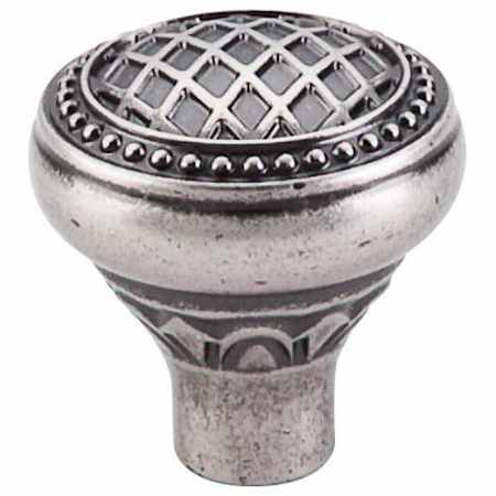 Top Knobs Trevi 1-5/16 Inch Mushroom Cabinet Knob from the Trevi Collection Antique Pewter