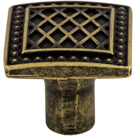 Top Knobs Trevi 1-1/4 Inch Square Cabinet Knob from the Trevi Collection German Bronze
