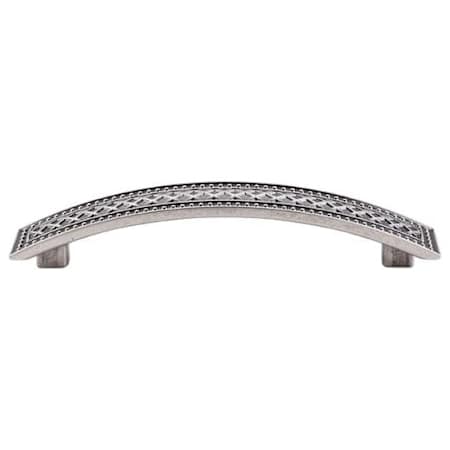 Top Knobs Trevi 5 Inch Center to Center Handle Cabinet Pull from the Trevi Collection Antique Pewter
