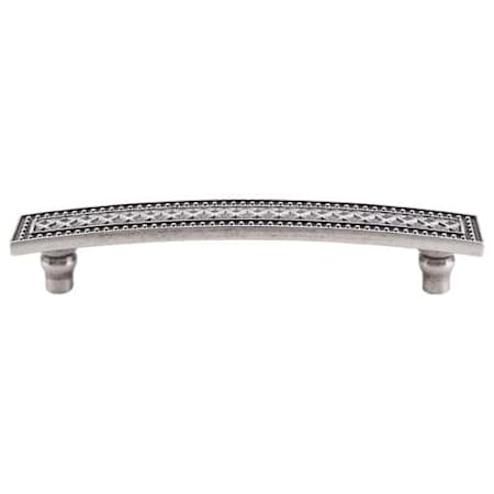 Top Knobs Trevi 5 Inch Center to Center Bar Cabinet Pull from the Trevi Collection Antique Pewter
