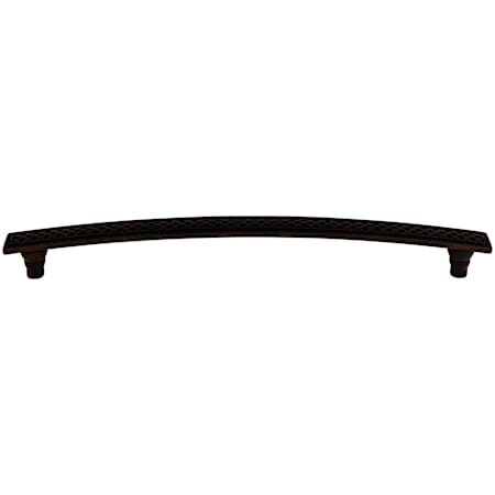 Top Knobs Trevi 12 Inch Center to Center Appliance Pull from the Trevi Collection Patina Rouge