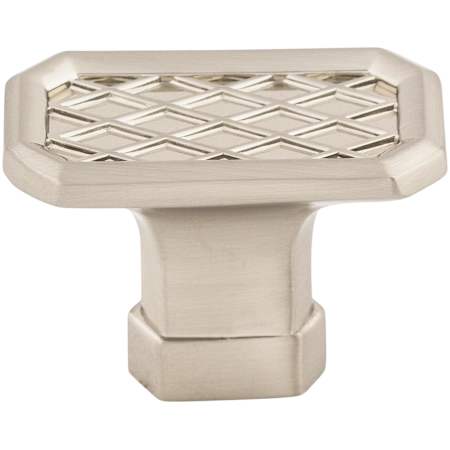Top Knobs Tower Bridge 1-1/2 Inch Rectangular Cabinet Knob from the Tower Bridge Collection Brushed Satin Nickel