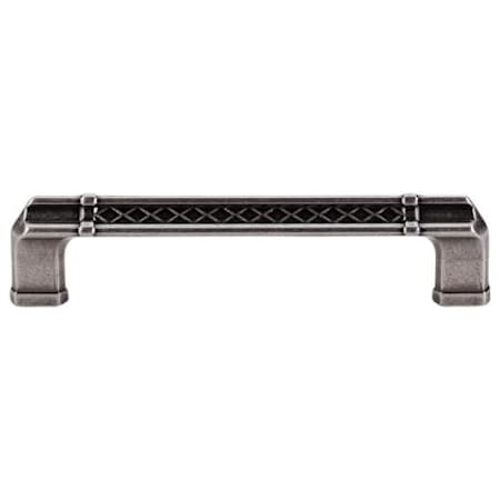 Top Knobs Tower Bridge 5 Inch (128 mm) Center to Center Handle Cabinet Pull from the Tower Bridge Series - 10 Pack Antique Pewter