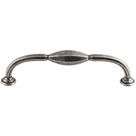 Top Knobs Chareau 5-1/16 Inch Center to Center Handle Cabinet Pull Black Iron